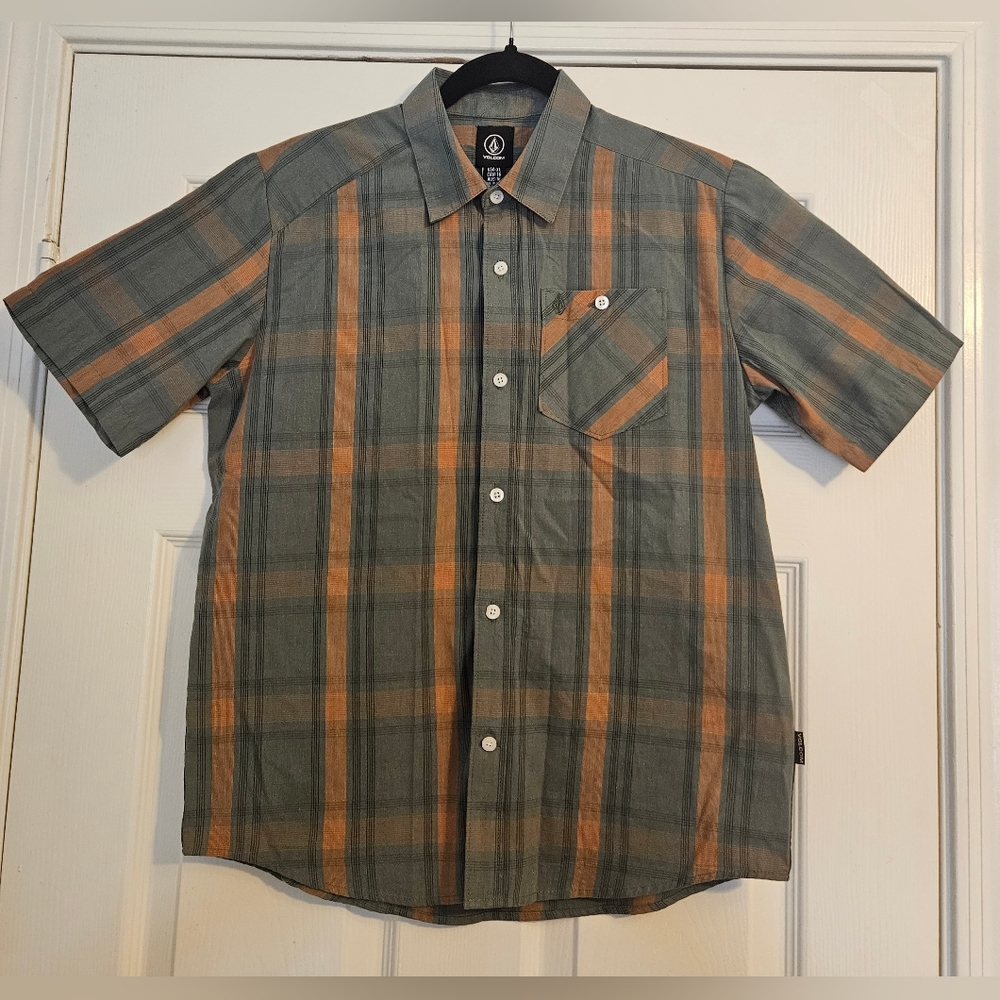 Volcom Boys Button Down Collar Shirt